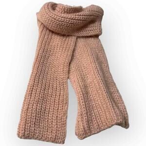 Rue21 Baby Pink Woven Open Knit Scarf - Delicate Elegance 0779